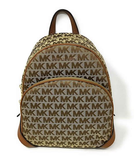 Michael Kors Abbey Medium Signature Backpack 